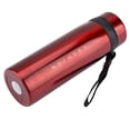 thumbnail image 3 of Botella de agua de viaje aislada al vacío de acero inoxidable de 900 ml, color rojo, para aventuras en movimiento, que retiene el calor, 3 of 8
