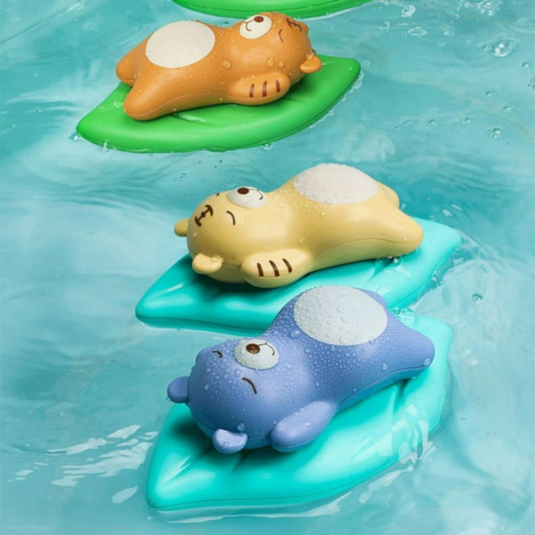 BESLY 2PCS Animal Pool Toys Bath Toys Bathtub Toys Bath Floating Wind Up  Toys for Infants 12-18 Months Pool Toys for Toddlers Age 2-4 
