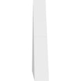 thumbnail image 3 of 36"W x 12"H x 2"D x 6"F, 8/12 Pitch, Saratoga Architectural Grade PVC Gable Bracket, 3 of 9