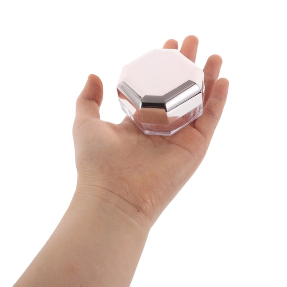 OFFIGAM Refillable Powder Box Set with Built-in Puff, Compact Makeup Container for Women Daily Use