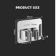 thumbnail image 2 of 6Pcs Broom Holder Wall Mounted Stainless Adhesive Mop Holder with Hooks for Kitchen Garden Balcony Garage Laundry Room, 2 of 5