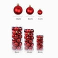 thumbnail image 5 of 24Pcs Christmas Ball Ornaments for Xmas Tree - 3 Style Shatterproof Christmas Tree Decoration Hanging Balls for Holiday Wedding Party, 5 of 8