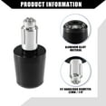 thumbnail image 6 of Unique Bargains 2 Pcs Motorcycle Handlebar End Plug for Honda CBR250R CBR300R CBR400R CBR600RR 7/8" 22mm Black, 6 of 6