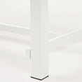 thumbnail image 6 of Noble House 74.00" Adult Rectangle 3 Pieces Acacia Wood Picnic Table, Brown/White, 6 of 10