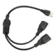 thumbnail image 4 of Cable De Alimentación Divisor En Y De Extensión, Enchufe De EE.UU. UU. 100-240 V Plug And Play Cable De Alimentación De 3 Clavijas De 1 A 2 Salidas Macho A Hembra Para Computadora, 4 of 7