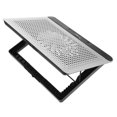 thumbnail image 4 of Notebook Cooler Quiet Thin Mute Computer Fan Cooler Aluminum Alloy Plate Computer Support Frame for Home (Silver), 4 of 9