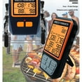 thumbnail image 3 of Wireless Meat Thermometer Digital for Grilling 4 Meat Probes Grill Thermometer for Outside Grill, BBQ Thermometer for Cooking Turkey Temperature Indicator, 3 of 5