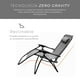 thumbnail image 4 of Set 2 Sillas Camastro Zen Relan Reclinables y Plegables Ideal para Jardin y Terraza Gris, 4 of 9