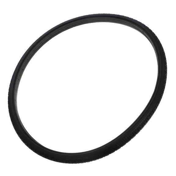 OATIPHO Solid Black PU Replacement Wheelchair Tires Rear Wheels Elastic for Various Surface Use