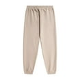 thumbnail image 3 of Pantalones largos para hombre, color liso, informales, con cordón en el tobillo, pantalones largos para hombre, 3 of 5