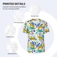 thumbnail image 3 of Vsdgher Summer Leopard Mens T-Shirts Baseball Vintage Fashionable Lightweight Casual Crew Neck Slim Fit with Long Sleeves-3X-Large, 3 of 7