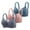 Gray, variant on Diufon 3 Pack Women's Bras Everyday Wireless Full Coverage Wide Strap Bras Seamless Push Up Breathable Bra