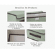 thumbnail image 3 of 6 Unidades Cajas Organizadoras De Tela Plegables Con Tapas, 3 of 4