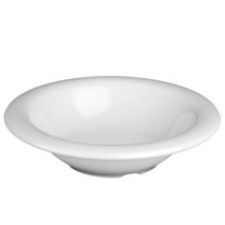 Excellante Color White Melamine Dinnerware Collection 4.75 Inch Salad Bowl - 4 oz., Comes In Dozen