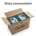 thumbnail image 4 of Sterilite Plastic 3 Drawer Cart Teal Rain Set of 2, 4 of 9