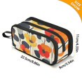 thumbnail image 4 of FORMRS Pencil Case with 3 Compartments Zipper Pouch, Elementary School Level and up, Floral Pattern, 4 of 8