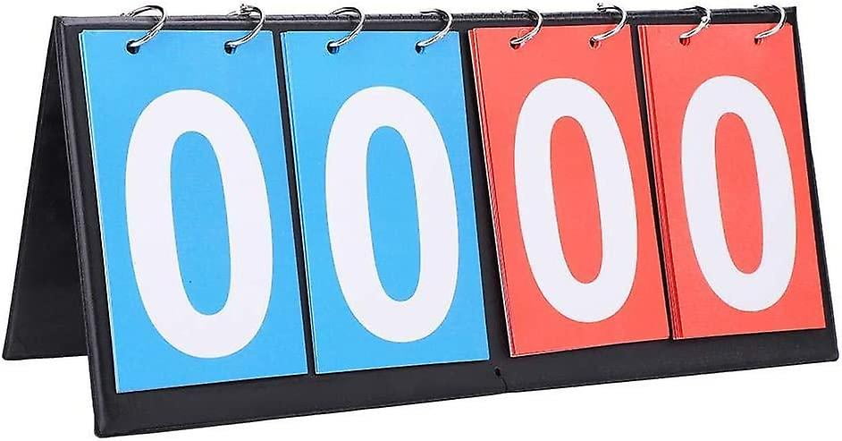Scoreboard Score Keeper Portable Table Top Scoreboard Flipper 6 Digit