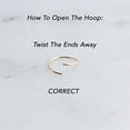 thumbnail image 6 of 4-5mm Set 2 Pairs 22 Gauge, 14K Rose Gold Filled Mismatched Nose Cartilage Nose Rings Small Hoops Earrings for Women Tragus Septum Helix Thin Multiple Piercing, 6 of 9