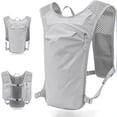 thumbnail image 1 of Mochila ligera para correr para hombres y mujeres, mochila transpirable para bicicleta, mochila con bolsa de agua para ciclismo, chaleco deportivo (gris abuela), 1 of 5
