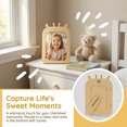 thumbnail image 2 of Unique Bargains Minimalist Clear Acrylic Floating Photo Frame Beige Giraffe 5" x 7", 2 of 5