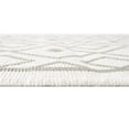 thumbnail image 5 of Unique Loom Outdoor Trellis Collection Area Rug - Kafes (7' 10" x 10' Oval Ivory/Gray), 5 of 7