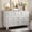 White, variant on Brown Dresser, 7 Drawer Dresser for Bedroom, 47" W Chest of Drawers with Deep Drawers, Closet Dressers with Metal Handle, Thickened Desktop, Wood Rustic Drawers for Hallway, Entryway, Closet