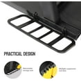 thumbnail image 4 of TUFFIOM Janitorial Cart with Key-Locking Cabinet, 3-Shelf Commercial Cleaning Cart, Housekeeping Caddy with Locker,Wheeled with Yellow Vinyl Bag, Black, Great for Hotel, Stores, Schools, and Business, 4 of 9