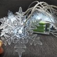 thumbnail image 4 of Snowflakes LED Curtain Lights Color Changing Snowflakes Fairy Lights, LED Snowflake Lights for Home, Church, Wedding, Birthday COLD-BATTERY, 4 of 6