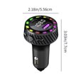 thumbnail image 3 of RYRDWP Clearance Car Charger Mobile Phone Super Fast Charging Digital Display Colorful Breathing, 3 of 9
