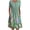 Green, variant on Cathalem Denim Midi Dress Womens O Neck Short Sleeve Casual Skirt Pocket Floral Midi Dress Casual Maxi Dress Dress Blue Medium