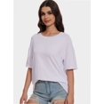 thumbnail image 5 of Women’s Short Sleeve Tops Crew Neck Summer Shirts, 5 of 6