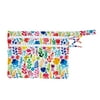 Rainbow Watercolor Floral - Waterproof Wet Bag (For mealtime, on-the-go, and more!)