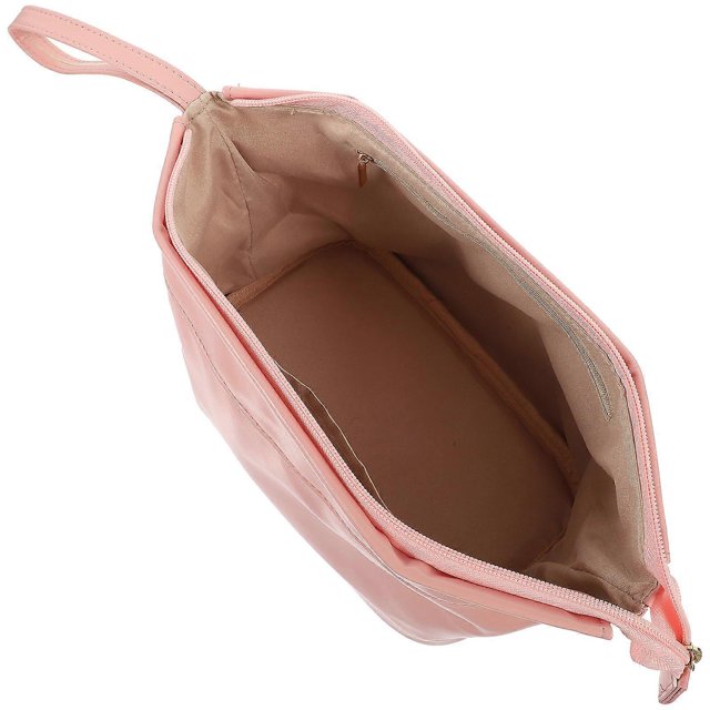 Large Capacity Makeup Bag Travel Essentials Pink 33x14.5cm Simple Storage 1 Piece