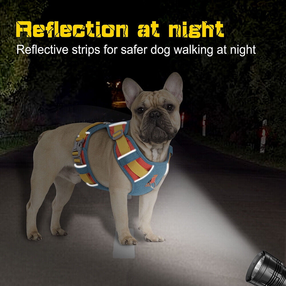Didog Reflective Nylon Pet Dog Harness No Pull Soft Mesh Padded Vest with Handle S M L