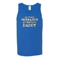 thumbnail image 2 of Wild Bobby, Best Husbands Gets Promoted to Daddy, Father's Day, Men Graphic Tank Top, Royal, 3X-Large, 2 of 3