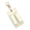 White, variant on Leather Pen Clip Organiser Double Slot Pen Holder with Removable Keychain For Notebooks Backpacks Travel Essential