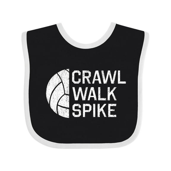 Inktastic Crawl Walk Spike Boys or Girls Baby Bib