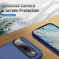 thumbnail image 4 of KOMI for Pixel 9 Pro XL Case,Google Pixel 9 Pro XL Case,with Screen Protector,[Military Grade Drop Tested] Heavy-Duty Tough Rugged Shockproof Protective Case for Google Pixel 9 Pro XL, Blue, 4 of 5