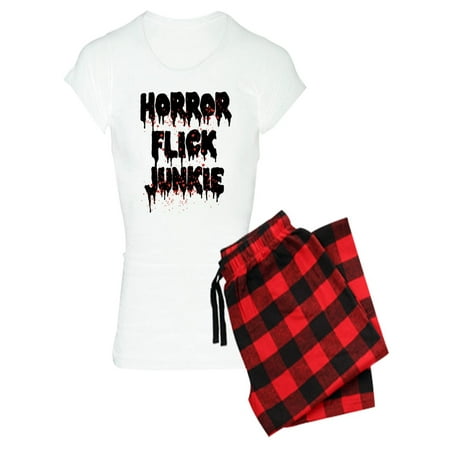 

CafePress - Horror Flick Junkie - Women s Light Pajamas