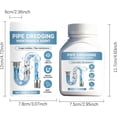 thumbnail image 4 of Drain Unblocker, Sink Unblocker, Toilet Cleaner, Fast-Acting Sink Toilet Drain Cleaner, Dissolves Hair Grease Soap Scum, Clog Remover & Pipe Deodorizer for Pipes Home Use (3PC), 4 of 4