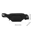 thumbnail image 3 of Waist Pack Splashproof Pack Phone Bag Fashion Travel Belt Bag Large Capacity Sports Bag for Teen Adult Chest Bag, 3 of 9