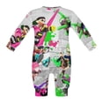thumbnail image 5 of Splatoon Baby Long Sleeve Footless, Infant Playsuit Romper Jumpsuits for Boys Girls, 5 of 8