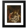 thumbnail image 2 of Benjamin West 20x24 Black Modern Framed Museum Art Print Titled - Study of the Lamentation on the Dead Christ, 2 of 5