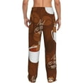 thumbnail image 3 of Balery Sloths Need More Coffee print Men's Pajama Pants,Ultra Lightweight Pjs,Lounge Pant-XX-Large, 3 of 9