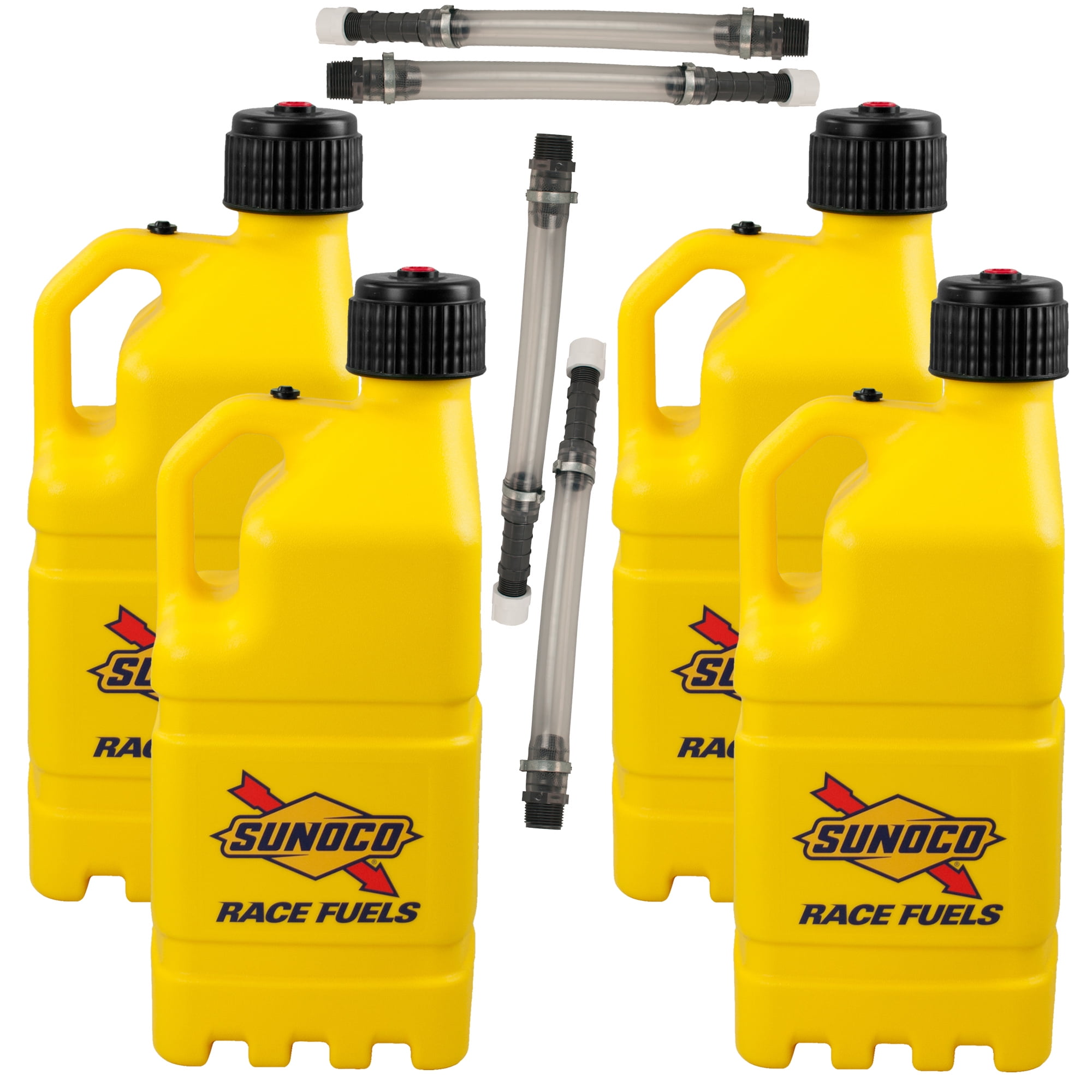 Auto Performance Fuel Systems 4 Pack Sunoco 5 Gallon Yellow Race