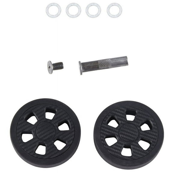 60x11mm Luggage Wheels Replacement Wear PU Caster Suitcase Replacement Wheels Luggage Double Wheel