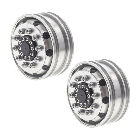 RC Alloy Wheel Hub for 1:14 go C Modified Vehicle Model Replacement front