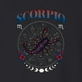 thumbnail image 3 of Wild Bobby Scorpio the Scorpion Water Sign, October 23 November 22, Constellations Horoscope Zodiac Birthday Birth Month Stone Gift for Men Women Unisex Crewneck Sweatshirt, 3 of 6