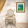 thumbnail image 3 of Combs, Joyce 20x24 Gold Ornate Wood Framed with Double Matting Museum Art Print Titled - Peaceful Diptych I, 3 of 4