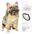 Adobk Banana With Leaves Print Dog Hoodie Dog Sweater Stylish Dog